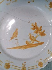 Moustiers Assiette Du XVIII