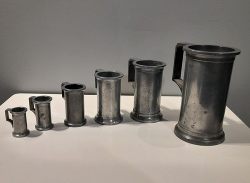 Pots etain avec - pots, en