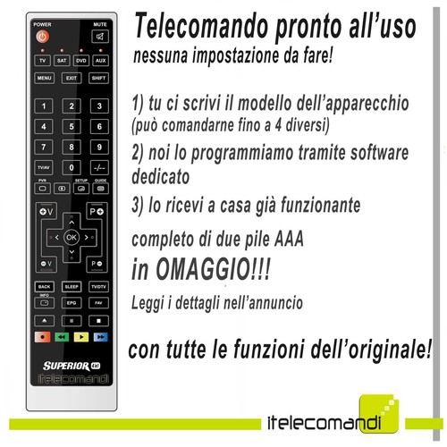 Télécommande préprogrammée - télécommande,