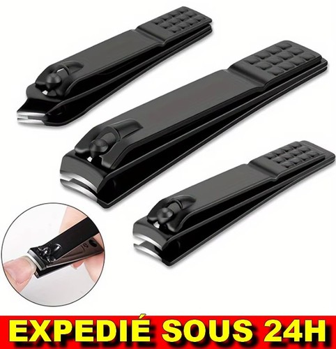 Coupe ongles noir acier - ongles,