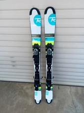 snowblades mini ski bleu ROSSIGNOL free'zb 118 cms fartés affûtés PRETS A SKIER
