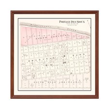 Old Map of Portage des Sioux, MO 1905 - Vintage Portage des