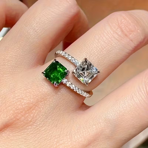 Bague plaqué blanc - plaqué,