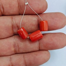 Perles en vrac corail rouge