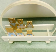 Porte Manteau Enfant Bébé Miroir Trousselier Ancien Vintage 