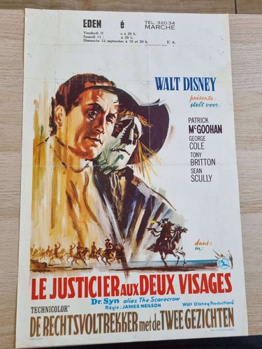 Affiche ancienne cinéma - , belge