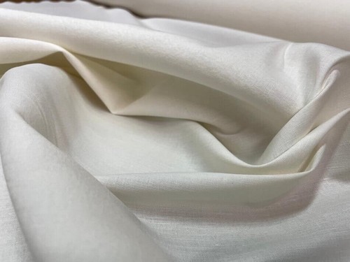 Tissu lin lycra écru - tissu,