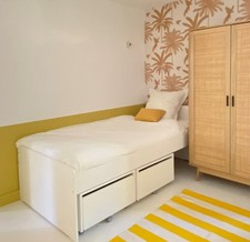 Lit SLÄKT SLAKT Ikea 792.277.55 avec 1 matelas