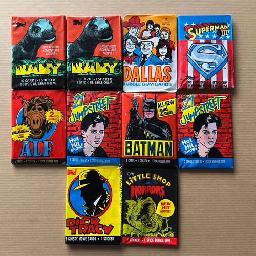 Lot packs trading cards - lot,