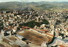 ITALY ENNA Plane Panorama Stadium Football Field Map