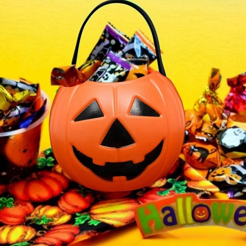 Panier citrouille halloween - panier,