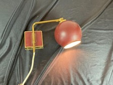 Metal and Brass Bedside Wall Sconce by Paul Neuhaus Germany 1950