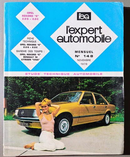 Revue technique opel rekord - technique,