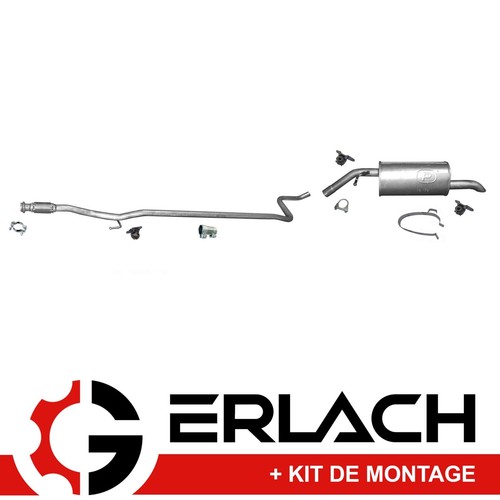Echappement silencieux pour