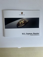 Porsche Boxster Service History Book Blank For All Models.