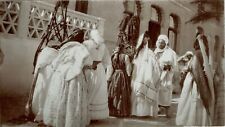 ALGERIE BISKRA Ca 1900 camel harness preparations