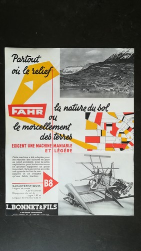 Brochure moissonneuses fahr - brochure,