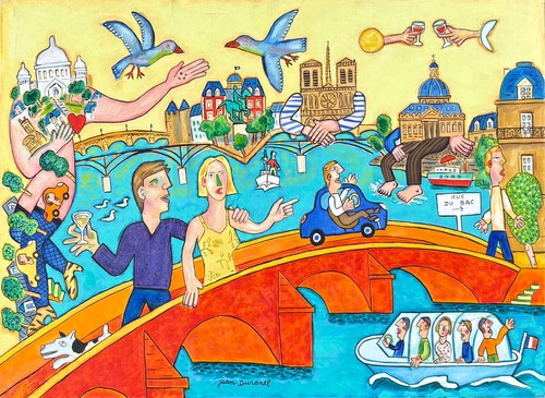 Jean duranel huile sur - sur, toile