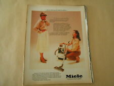 1981 Miele Vacuum Cleaner Advertising