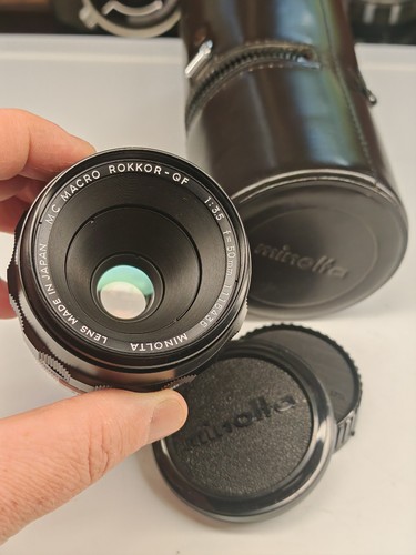 Objectif minolta rokkor - objectif, rokkor-qf