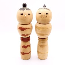 Lot de 2 poupées Kokeshi
