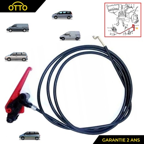 Tirette capot moteur pour - de,