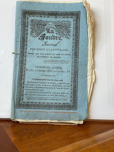 Foudre journal des - la, foudre,