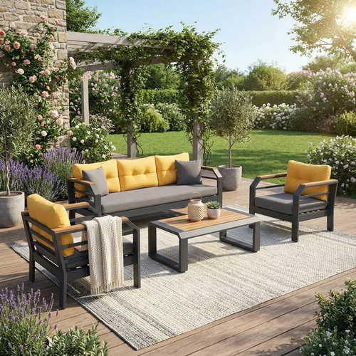 Salon jardin aluminium - jardin,