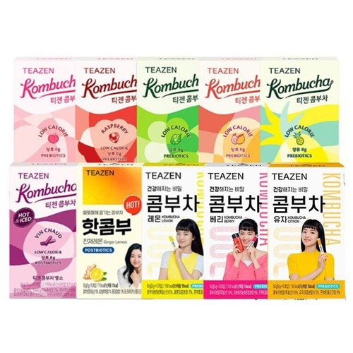 Teazen kombucha flavor set - kombucha,