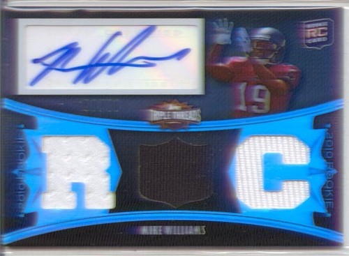 Mike williams rookie auto - williams,