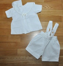 tenue blanche short + haut