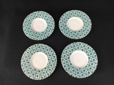 Très rare lot de 4 soucoupes porcelaine de Sarreguemines