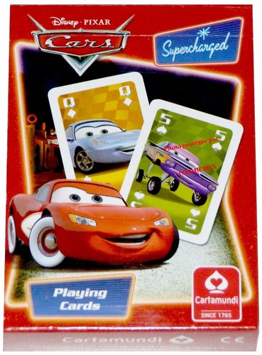 Jeu cartes jouer cars - jeu, 54