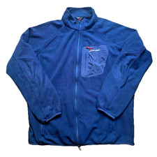 Mens Berghaus Navy Blue Fleece Full Zip Jacket Jumper Xxl Warm Winter Ski