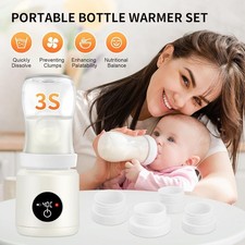 Chauffe-biberon portable, chauffage rapide, affichage digital, Bat 9Ah, Gxpjycfo