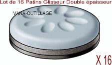 Lot de 16 Patins Glisseur  Double Epaisseur Nouvelle Génération Diamètre Ø 40 mm