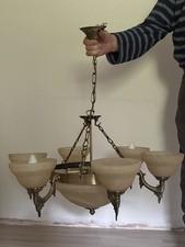 lustre vintage à 6 flammes