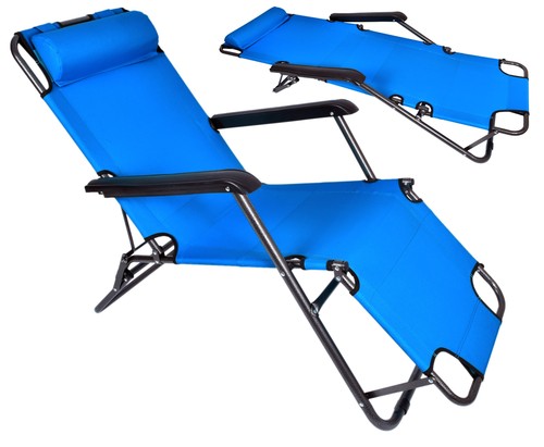 Fauteuil transat bleu - fauteuil/transat, leon