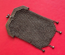 Vintage. Beautiful antique silver coin purse 1st title, to discover