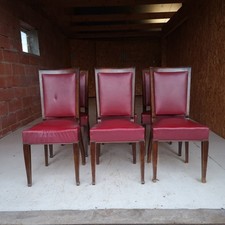 lot 6 chaises art déco circa