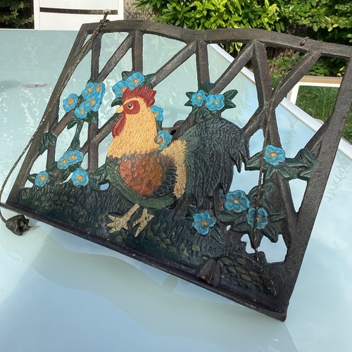 Lutrin cuisine fonte - lutrin, coq