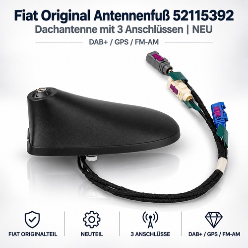 Pied antenne fiat 52115392 - pied, d’antenne