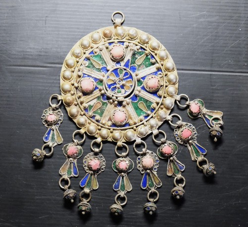 Ancien grand pendentif berbere - grand,