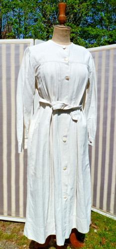Ancienne blouse travail en - blouse, de
