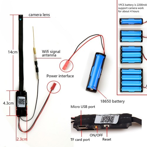 Ultra mini camera - ip, 1080p
