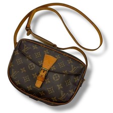 LOUIS VUITTON Jeune Fille MM Shoulder Bag Monogram Leather Brown M51226