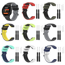 Bracelet de montre en silicone pour Garmin Forerunner 220 230 235 620 630 735XT