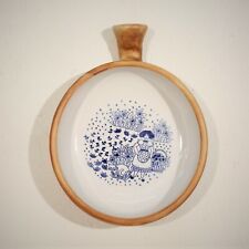 Poterie de la Colombe France - Caquelon country decor cobalt shade 1960s