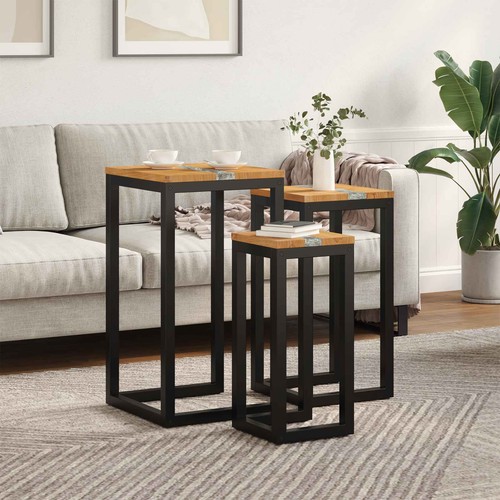 Table gigogne marron bois - gigogne,