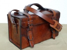 Vintage Valise Sac En Cuir Sac